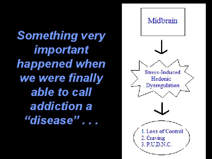 Something very important happened when we were finally able to call addiction a “disease”.