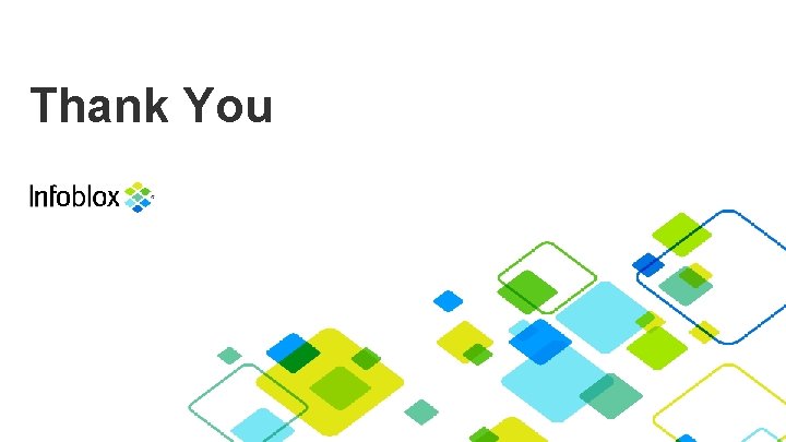 Thank You 47 Infoblox Inc. All Rights 47 | | ©© 2015 2013 Infoblox Thank You 47 Infoblox Inc. All Rights 47 | | ©© 2015 2013 Infoblox