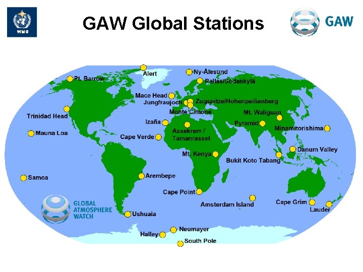 WMO GAW Global Stations 