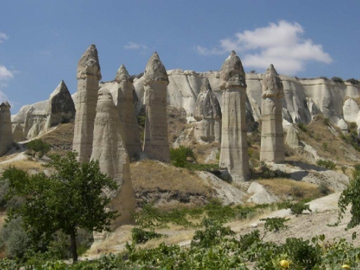 11˚ et 15˚ siècles la Cappadoce est conquise par les turcs. 