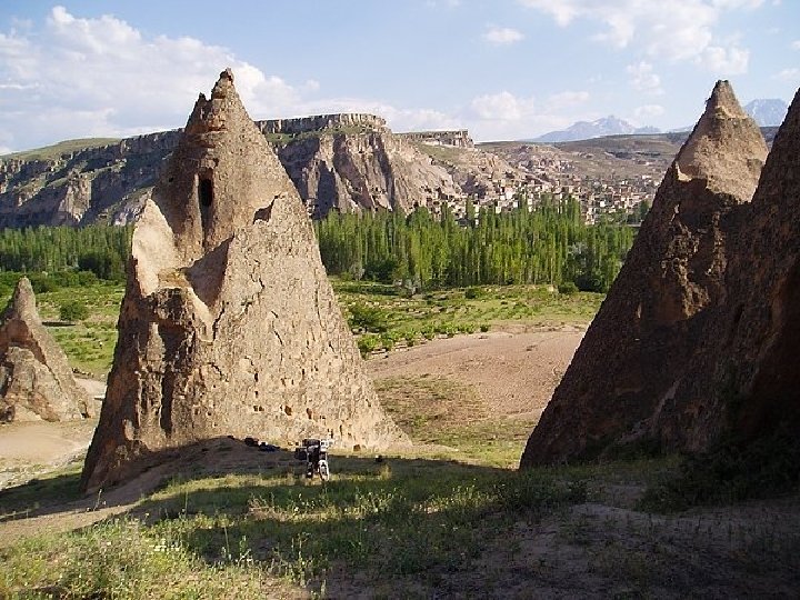 La Cappadoce est connue pour ses habitaions troglodytiques. 