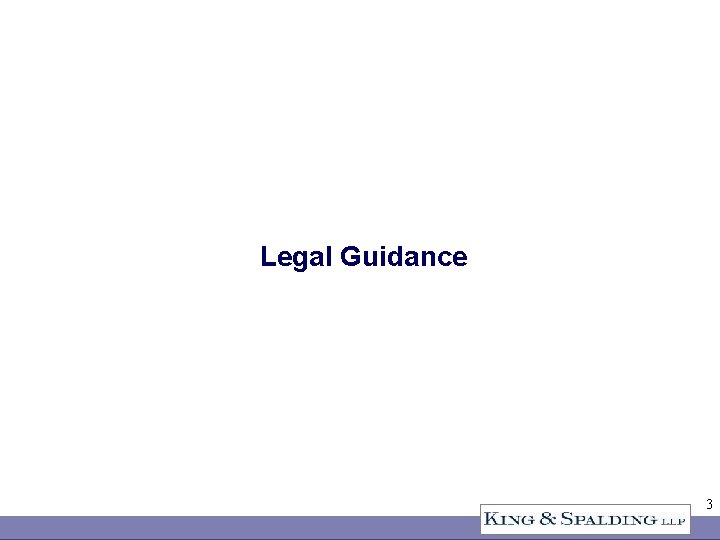 Legal Guidance 3 