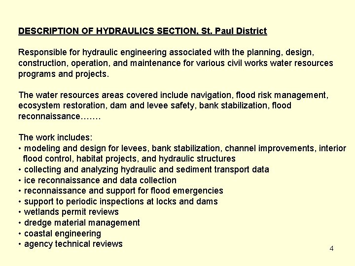 HYDRAULICS 1 Hydraulics Teaching Objectives Learn basic concepts