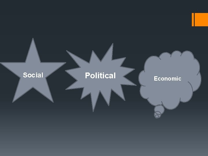 Social Political Economic 