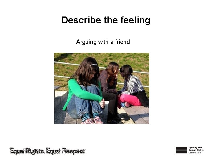 Describe the feeling Arguing with a friend 