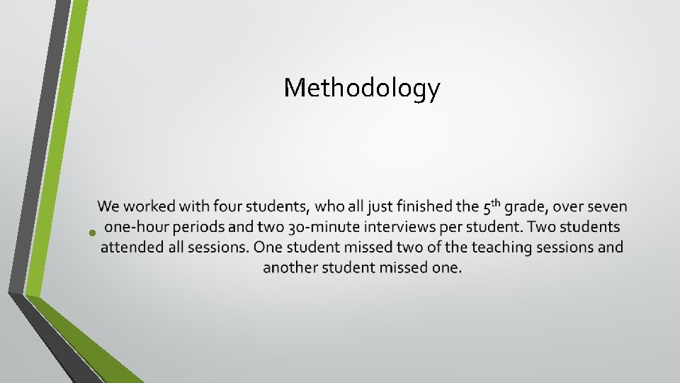 Methodology • 