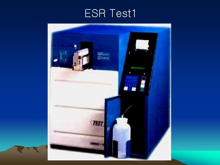 ESR Test 1 