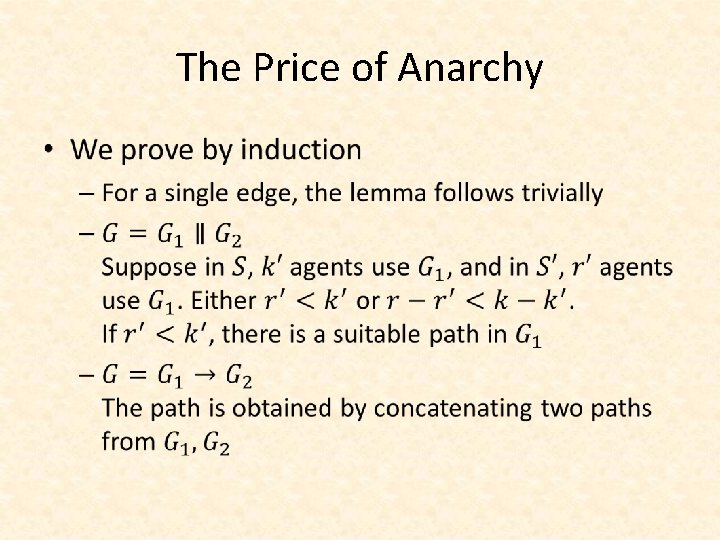 The Price of Anarchy • 