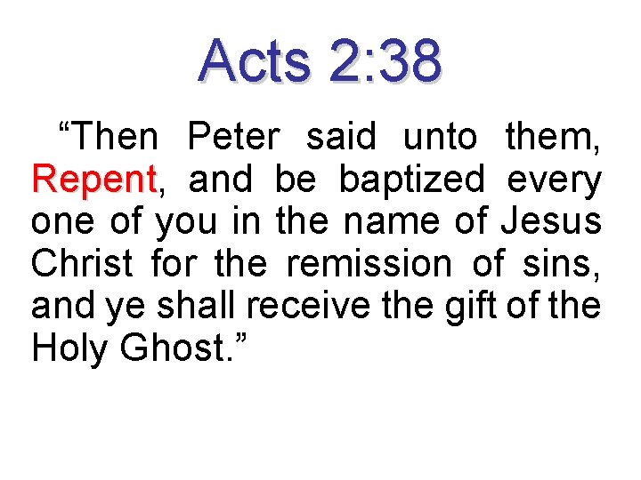 The Scriptures Teach That Water Baptism Is Essential