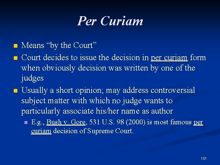 per curiam decision