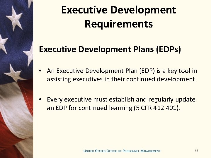 Executive Development Requirements Executive Development Plans (EDPs) • An Executive Development Plan (EDP) is Executive Development Requirements Executive Development Plans (EDPs) • An Executive Development Plan (EDP) is