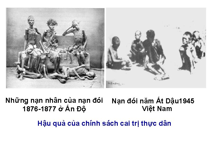 Những nạn nhân của nạn đói Nạn đói năm Ất Dậu 1945 Việt Nam