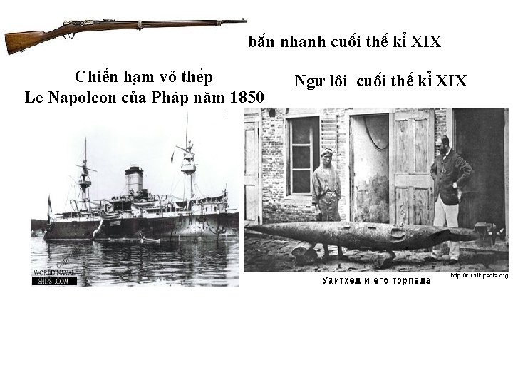 Su ng trươ ng bă n nhanh cuô i thê ki XIX Chiê n