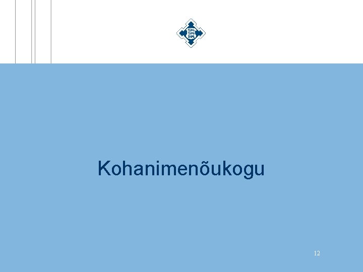 Kohanimenõukogu 12 