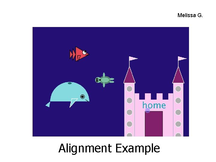 Melissa G. Alignment Example 