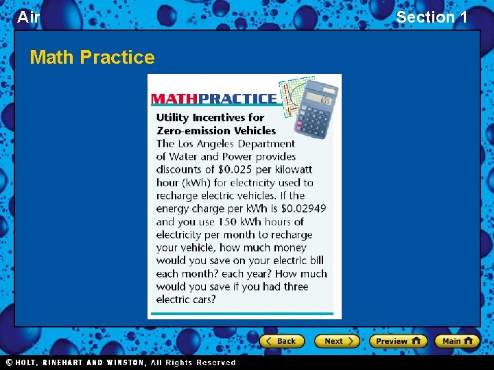 Air Math Practice Section 1 