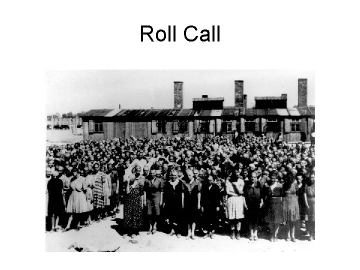 Roll Call Roll Call