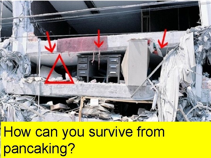 How can you survive from pancaking? How can you survive from pancaking?