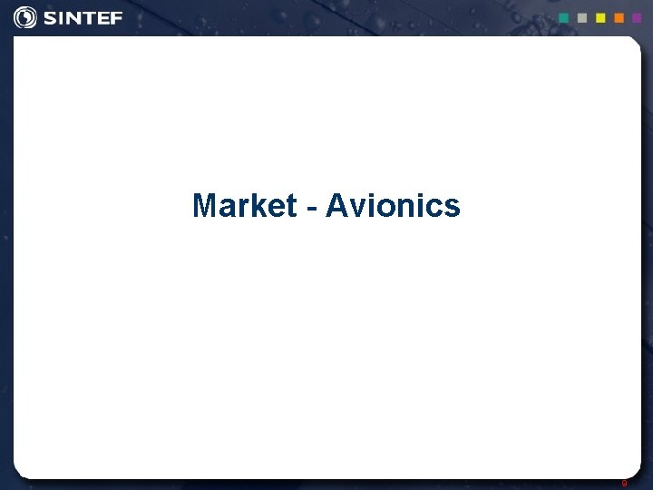 Market - Avionics 9 