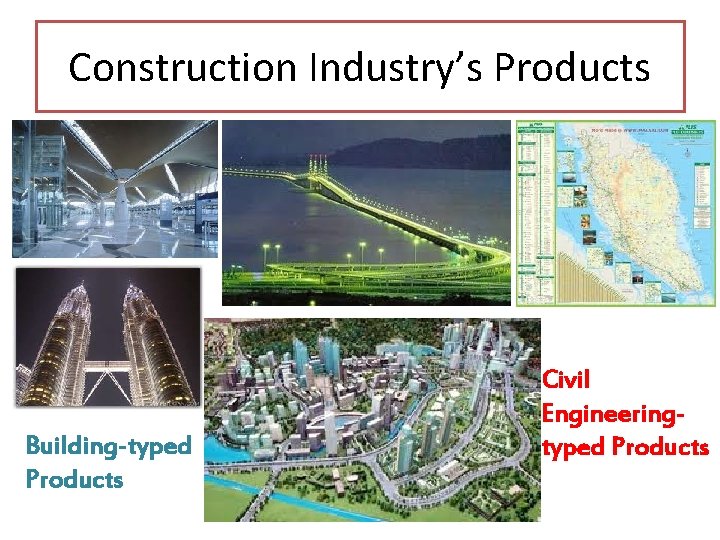Construction Industry’s Products Building-typed Products Civil Engineeringtyped Products 