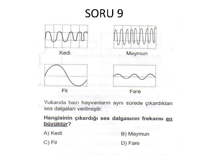 SORU 9 SORU 9