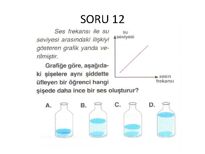 SORU 12 SORU 12