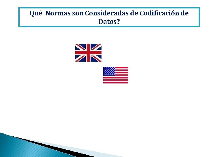 Qué Normas son Consideradas de Codificación de Datos? 