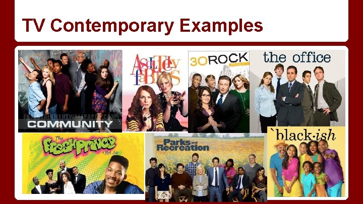 TV Contemporary Examples 