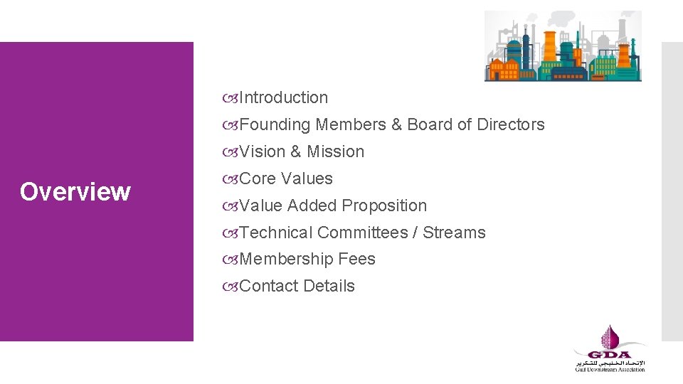 Introduction Founding Members & Board of Directors Vision & Mission Overview Core Values Introduction Founding Members & Board of Directors Vision & Mission Overview Core Values