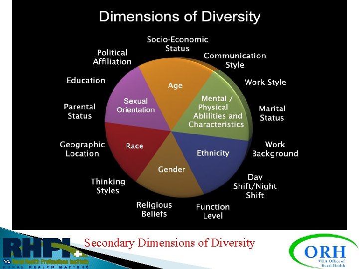 Secondary Dimensions of Diversity 