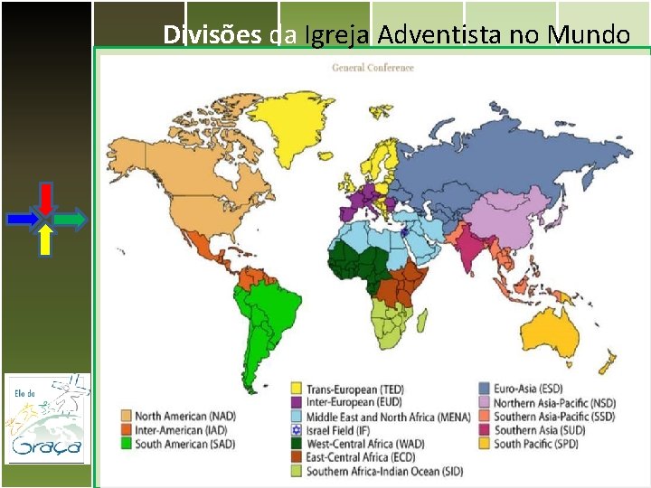 Divisões da Igreja Adventista no Mundo 