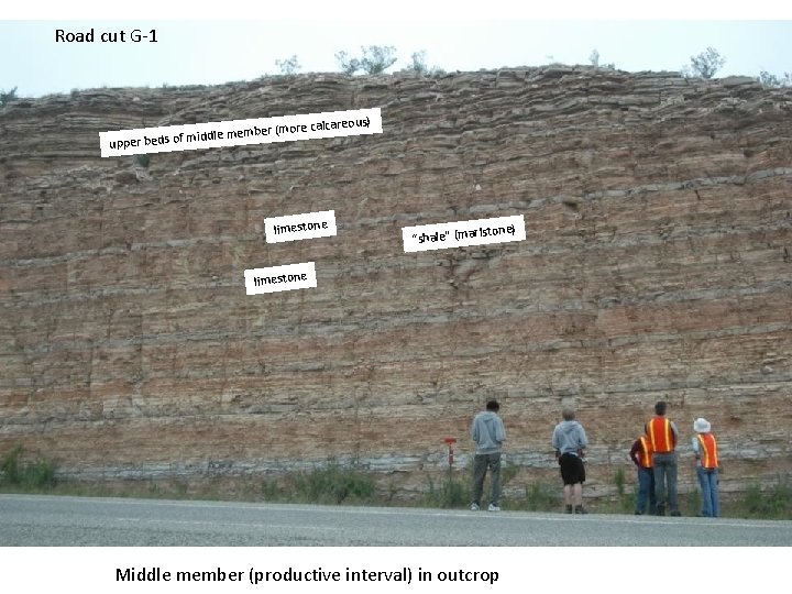 Road cut G-1 ous) r (more calcare e b m e m le d
