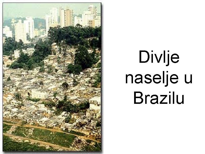 Divlje naselje u Brazilu 