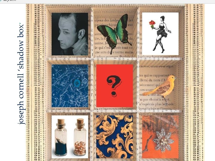 joseph cornell ‘shadow box’ joseph cornell ‘shadow box’
