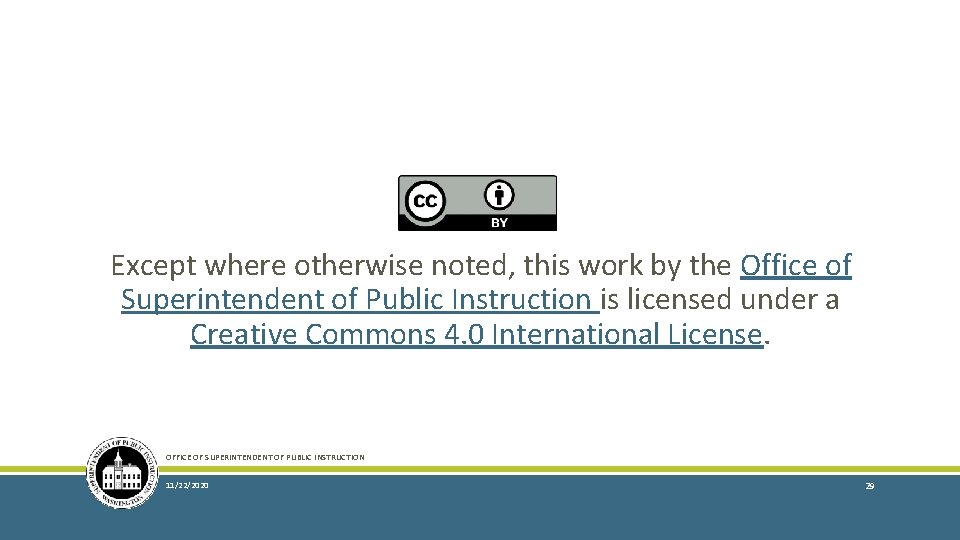 Creative Commons Images Used Except where otherwise noted, this work by the Office of