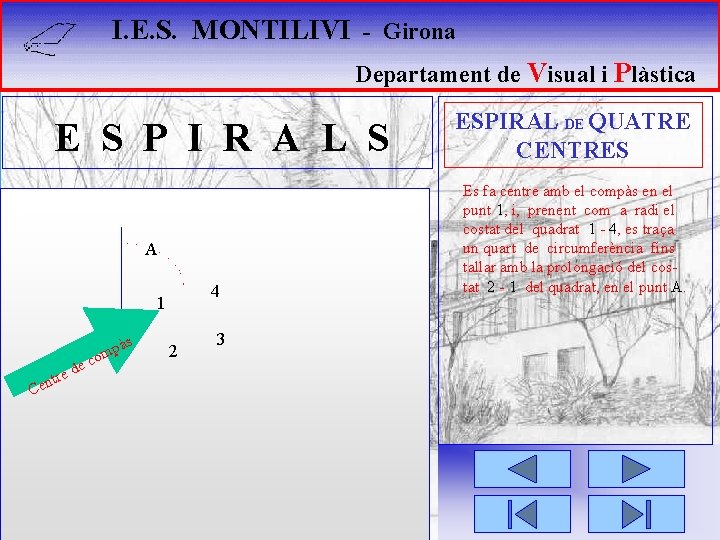 I. E. S. MONTILIVI - Girona Departament de Visual i Plàstica E S P