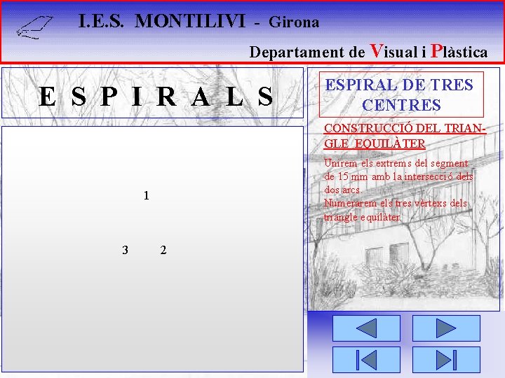 I. E. S. MONTILIVI - Girona Departament de Visual i Plàstica E S P
