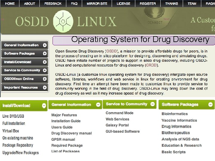 Operating System for Drug Discovery 