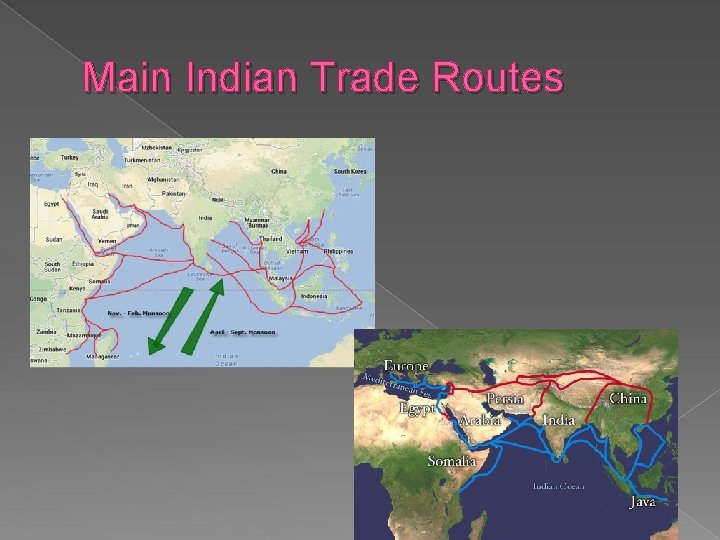 Main Indian Trade Routes 