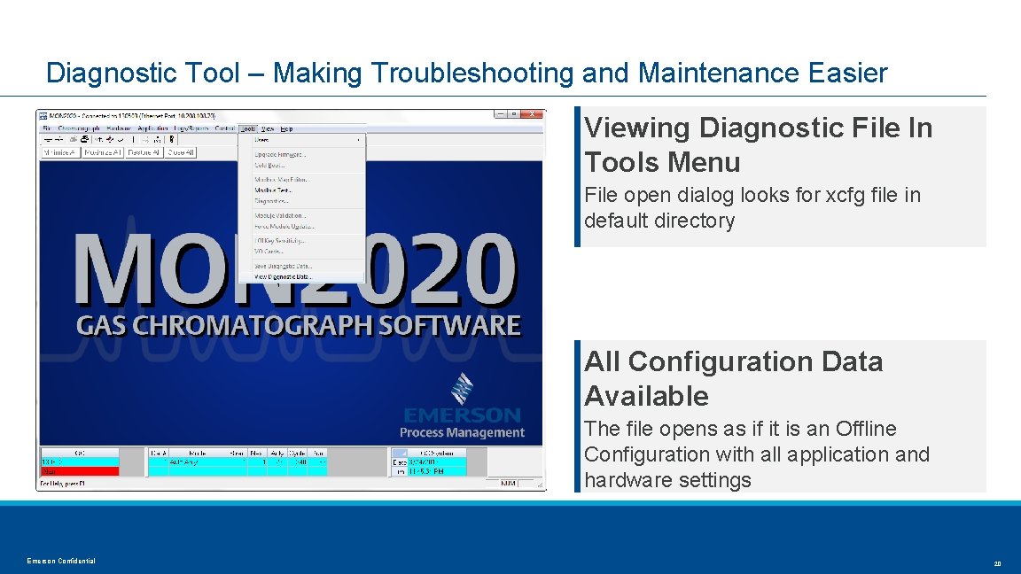 Diagnostic Tool – Making Troubleshooting and Maintenance Easier Viewing Diagnostic File In Tools Menu