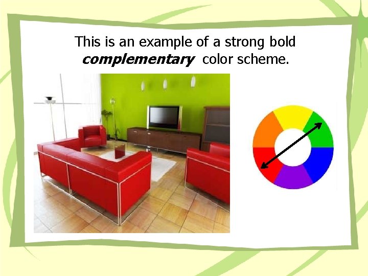 This is an example of a strong bold complementary color scheme. This is an example of a strong bold complementary color scheme.
