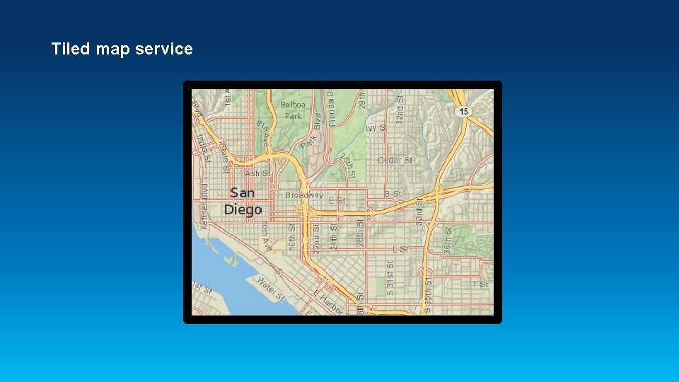 Tiled map service 