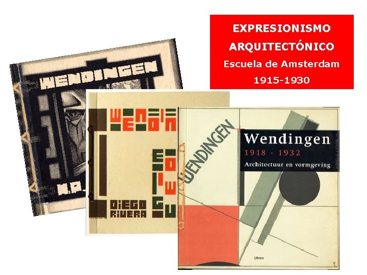 EXPRESIONISMO ARQUITECTÓNICO Escuela de Amsterdam 1915 -1930 