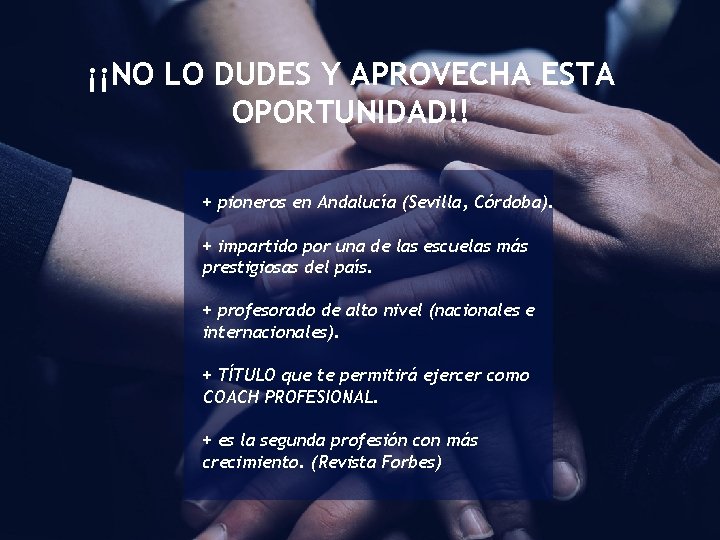 ¡¡NO LO DUDES Y APROVECHA ESTA OPORTUNIDAD!! + pioneros en Andalucía (Sevilla, Córdoba). +