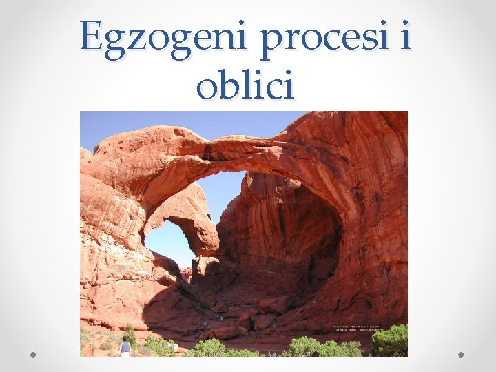 Egzogeni procesi i oblici 