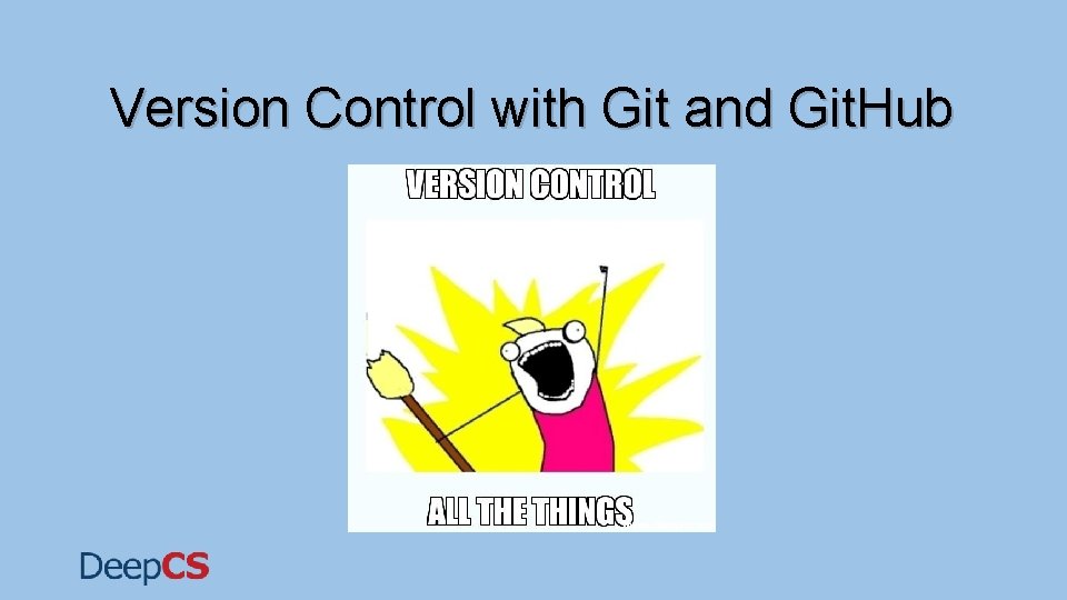 Version Control with Git and Git. Hub Version Control with Git and Git. Hub