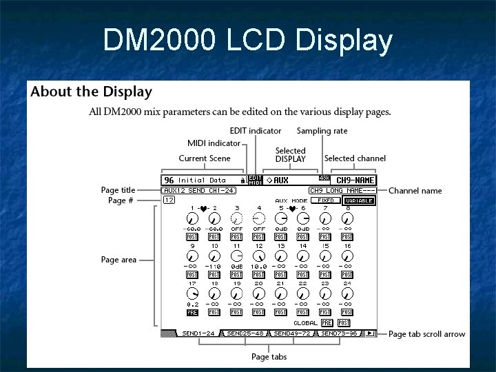 DM 2000 LCD Display DM 2000 LCD Display