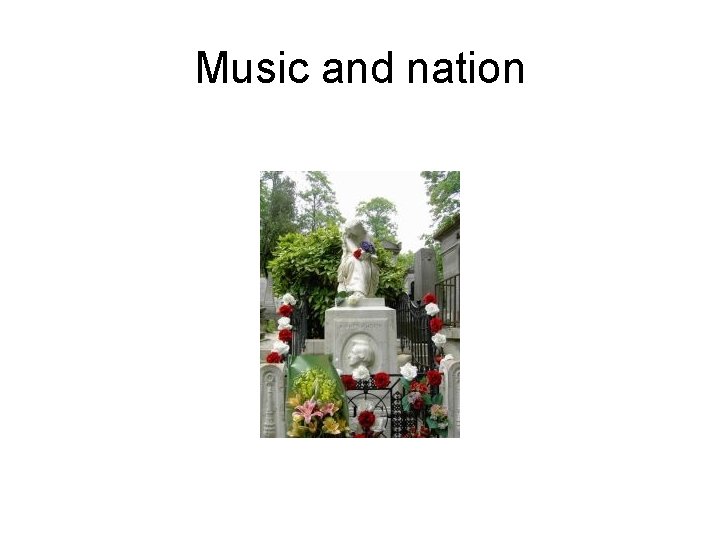 Music and nation 