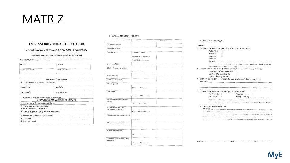 MATRIZ My. E 